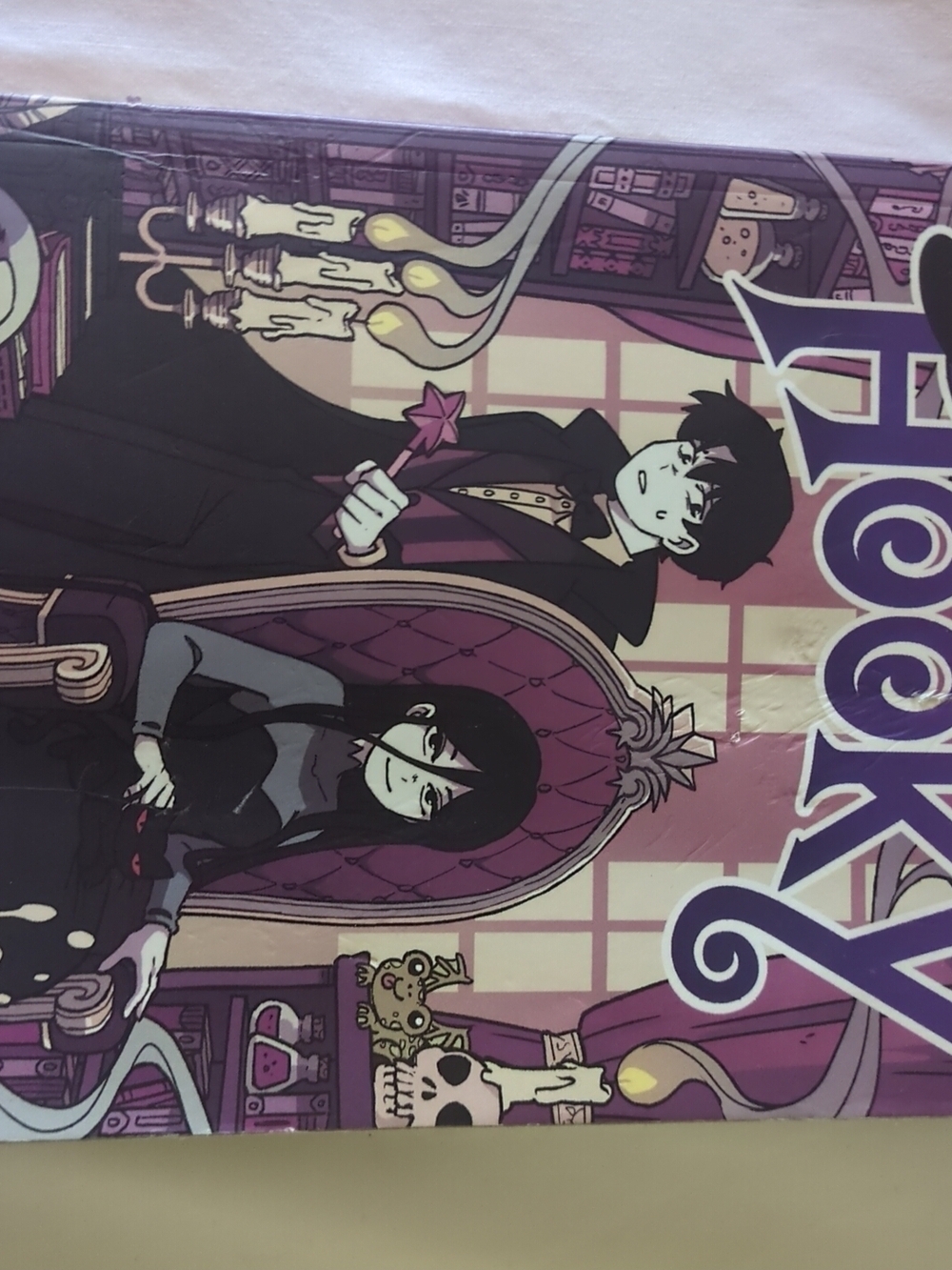 Gothic Graphic Novel Cover - Purple & Black Artwork. Hooky Vol Three